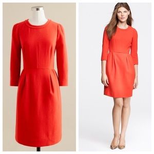 J Crew red teddie dress 2
